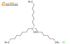 三辛基甲基氯化铵结构式图片|5137-55-3结构式图片