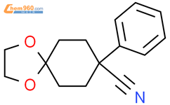 8-苯基-1,4-二噁螺[4.5]癸烷-8-甲腈结构式图片|51509-98-9结构式图片