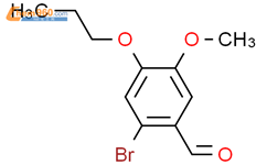 2-溴-5-甲氧基-4-丙氧基苯甲醛结构式图片|515847-38-8结构式图片