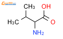 DL-缬氨酸结构式图片|516-06-3结构式图片