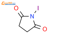 N-碘代丁二酰亚胺结构式图片|516-12-1结构式图片