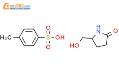 (S)-(+)-5-羟甲基-2-吡咯烷酮对甲苯磺酸酯结构式图片|51693-17-5结构式图片