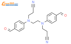 Propanenitrile, 3,3'-[1,2-ethanediylbis[(4-formylphenyl)imino]]bis-