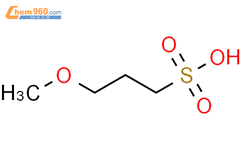 3-甲氧基丙烷-1-磺酸结构式图片|51980-59-7结构式图片