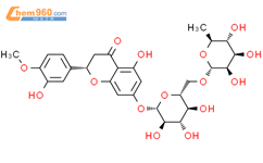 橙皮苷结构式图片|520-26-3结构式图片