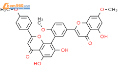 金松双黄酮结构式图片|521-34-6结构式图片