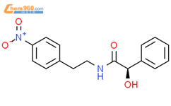 R) -羟基-N-[2-(4-硝基苯基)乙基]-苯乙酰胺结构式图片|521284-19-5结构式图片