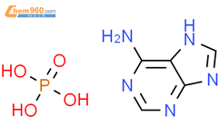腺嘌呤磷酸盐结构式图片|52175-10-7结构式图片