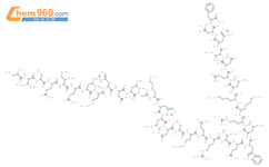 醋酸特立帕肽 Teriparatide Acetate结构式