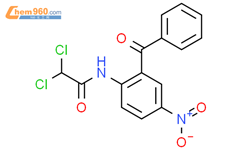 5-硝基-2-二氯乙酰氨基二苯甲酮结构式图片|52335-34-9结构式图片
