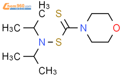2-PROPANAMINE, N-(1-METHYLETHYL)-N-[(4-MORPHOLINYLTHIOXOMETHYL)THIO]-结构式图片|52345-79-6结构式图片