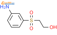 间-β-羟乙基砜苯胺结构式图片|5246-57-1结构式图片