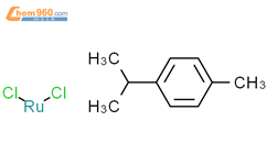 异丙基苯基二氯化钌结构式图片|52462-29-0结构式图片