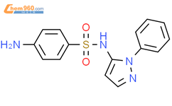 磺胺苯吡唑结构式图片|526-08-9结构式图片