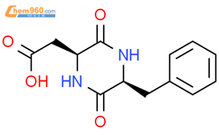 5-苄基-3,6-二氧-2-哌嗪乙酸结构式图片|5262-10-2结构式图片