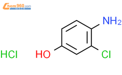 4-氨基-3-氯苯酚盐酸盐结构式图片|52671-64-4结构式图片