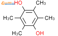 1,4-二羟基-2,3,5,6-四甲基苯结构式图片|527-18-4结构式图片