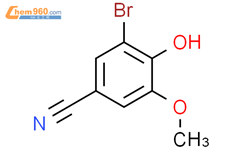 5-溴-4-羟基-5-甲氧基苯甲腈结构式图片|52805-45-5结构式图片