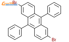 2,6-二溴-9,10-二苯基蒽结构式图片|528609-98-5结构式图片