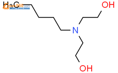Ethanol,2,2'-(pentylimino)bis-结构式图片|52891-00-6结构式图片