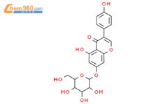 染料木苷结构式图片|529-59-9结构式图片