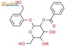 2-(羟基甲基)苯基 beta-D-吡喃葡萄糖苷 2-苯甲酸酯