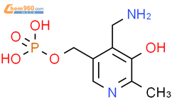 吡哆胺5'-磷酸酯结构式图片|529-96-4结构式图片