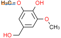 4-羟基-3,5-二甲氧基苯甲醇结构式图片|530-56-3结构式图片