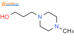 1-(3羟丙基)-4-甲基哌嗪结构式图片|5317-33-9结构式图片