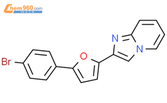Imidazo[1,2-a]pyridine, 2-[5-(4-bromophenyl)-2-furanyl]-结构式图片|53174-12-2结构式图片