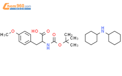 Boc-3-methoxy-L-tyrosine(dicyclohexylammonium) salt结构式图片|53267-94-0结构式图片