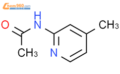 N-(4-甲基-2-吡啶基)乙酰胺结构式图片|5327-32-2结构式图片
