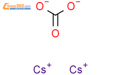 碳酸铯结构式图片|534-17-8结构式图片