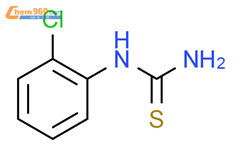 邻氯苯基硫脲结构式图片|5344-82-1结构式图片