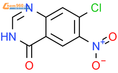 7-氯-4-羟基-6-硝基喹唑啉结构式图片|53449-14-2结构式图片