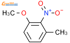 3-甲基-2-硝基苯甲醚结构式图片|5345-42-6结构式图片