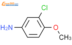 3-氯-4-甲氧基苯胺结构式图片|5345-54-0结构式图片