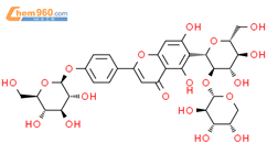 王不留行黄酮苷结构式图片|53452-16-7结构式图片