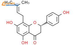 8-异戊烯基柚皮素结构式图片|53846-50-7结构式图片