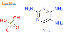 2,4,5,6-四氨基嘧啶硫酸盐结构式图片|5392-28-9结构式图片