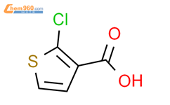 2-氯噻吩-3-羧酸结构式图片|53935-71-0结构式图片