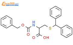 S-(二苯基甲基)-n-[(苄氧基)羰基 ]-l-半胱氨酸结构式图片|53957-20-3结构式图片