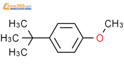 对叔丁基苯甲醚结构式图片|5396-38-3结构式图片