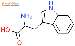 DL-色氨酸结构式图片|54-12-6结构式图片