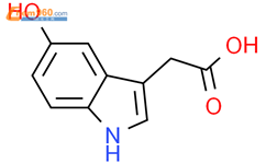 色氨酸代谢物(吲哚乙酸)结构式图片|54-16-0结构式图片