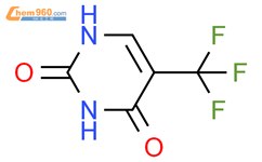 5-三氟甲基尿嘧啶结构式图片|54-20-6结构式图片