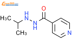 1-异烟肼-2-异丙基酰肼结构式图片|54-92-2结构式图片