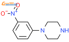1-(3-硝基苯基)哌嗪结构式图片|54054-85-2结构式图片