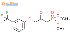 [2-氧代-3-(3-三氟甲基苯氧基)丙基)]磷酸二甲酯结构式图片|54094-19-8结构式图片