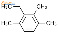 乙基-1,2,4-三甲基苯结构式图片|54120-62-6结构式图片